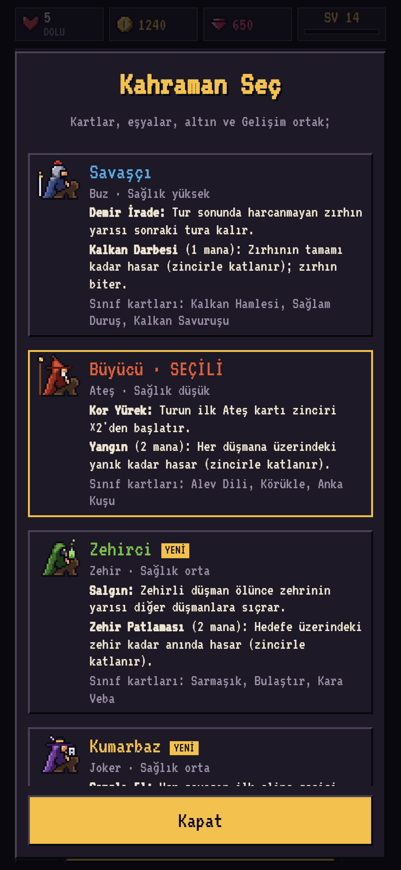 Kahramanlar